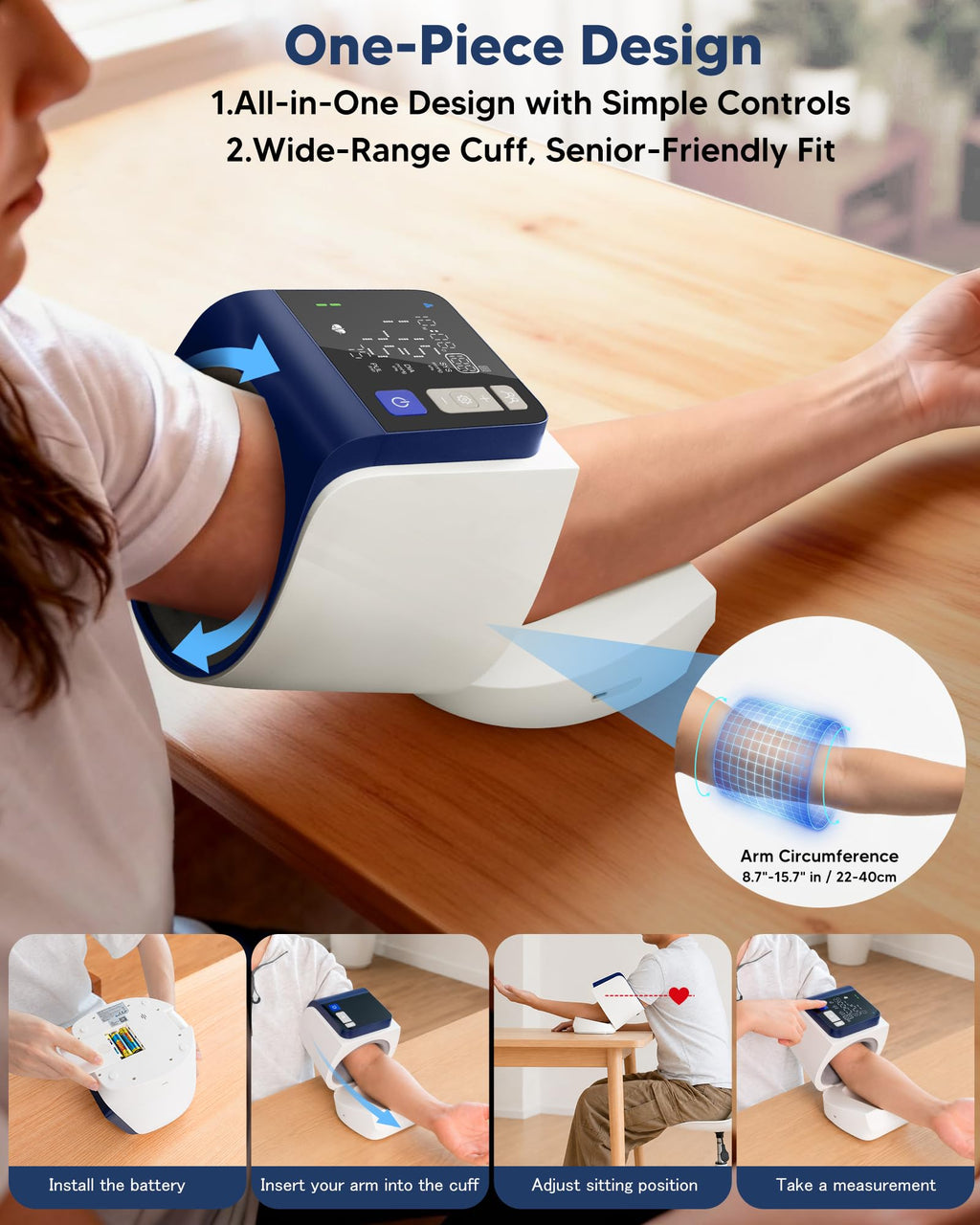 Blood Pressure Monitor Upper Arm F2190