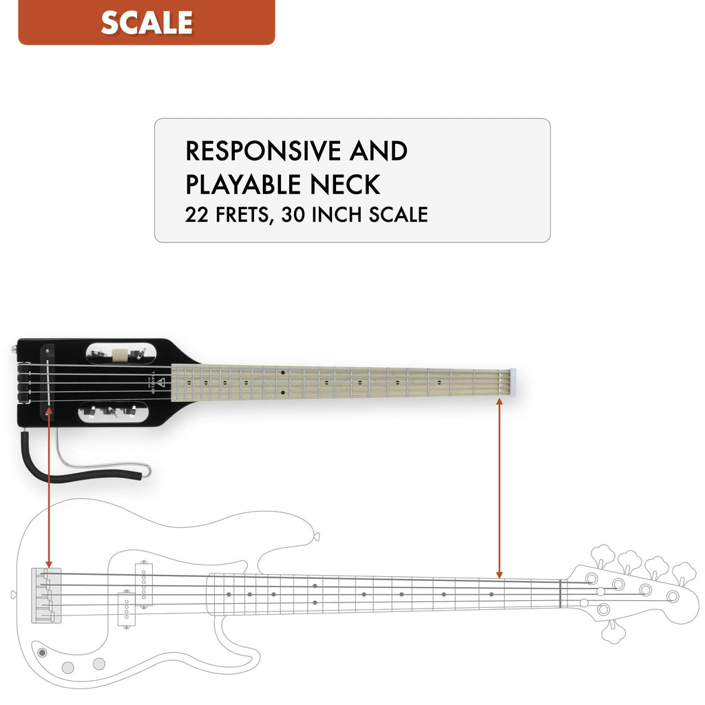 Gloss Black 5-String Bass Guitar Y47889