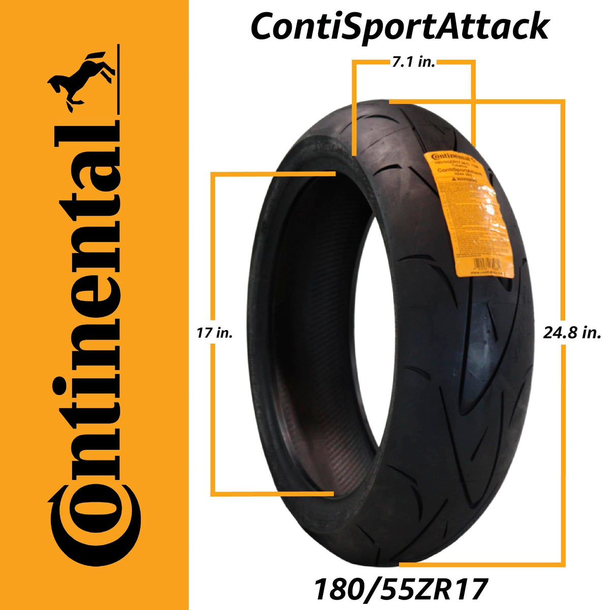 180/55ZR17 Sport Motorcycle Tire H8434
