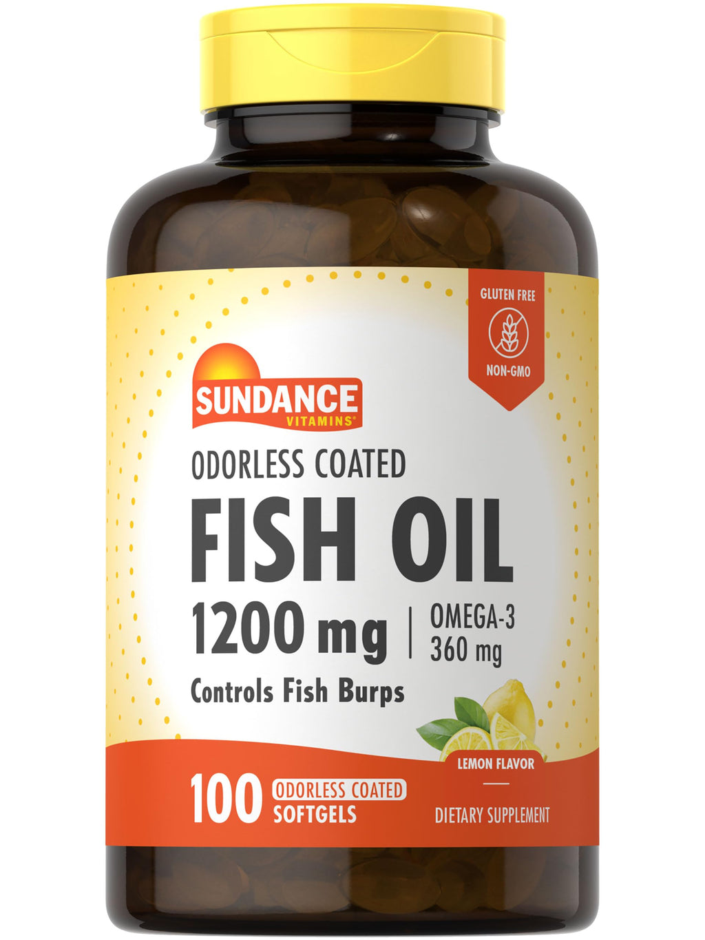 Fish Oil 1200mg 100 Softgels S92613