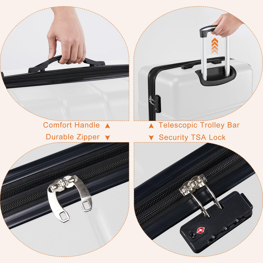 20 Inch Carry On Luggage with Spinner Wheels Q62081