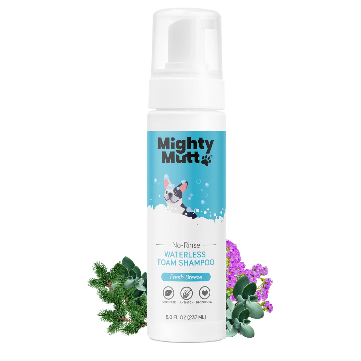 Hypoallergenic Waterless Dog Shampoo 8 fl oz U86663