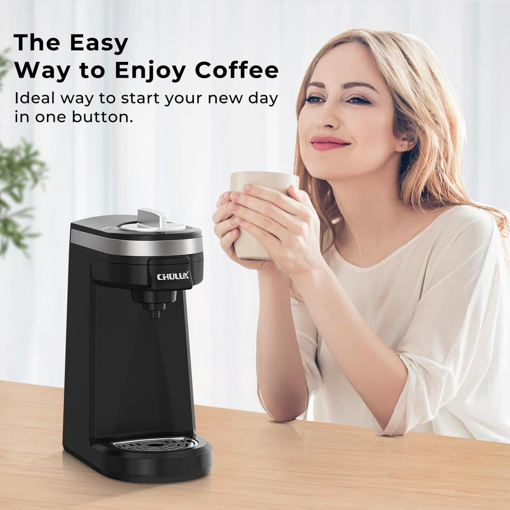 Black Mini Single Serve Coffee Maker R81170