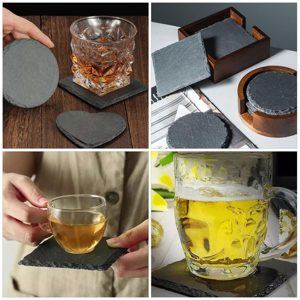 Natural Rock Coaster Set D6065