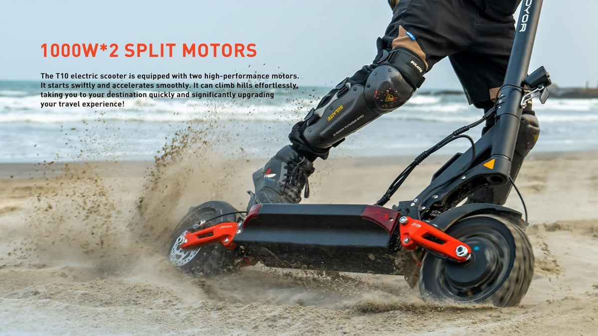 3000W Dual Motor 10" Tires Folding Electric Scooter J37674