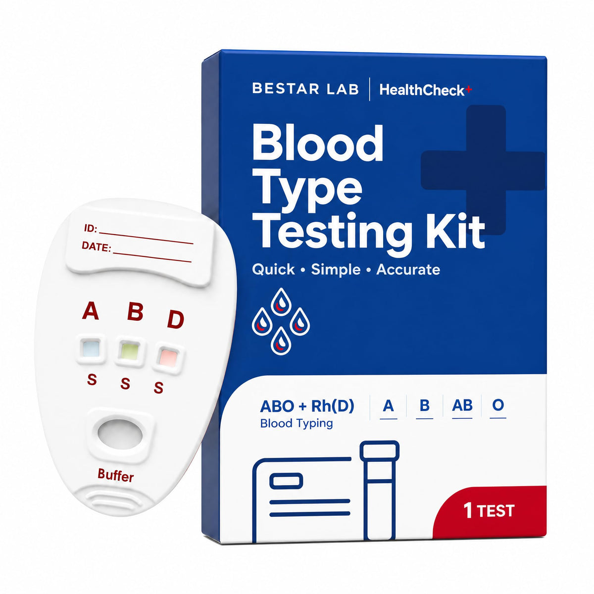 Blood Type Testing Kit (8-Type) Z596