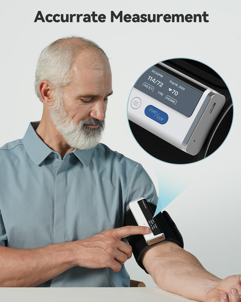 Upper Arm Blood Pressure Monitor with Bluetooth Cuff I95931