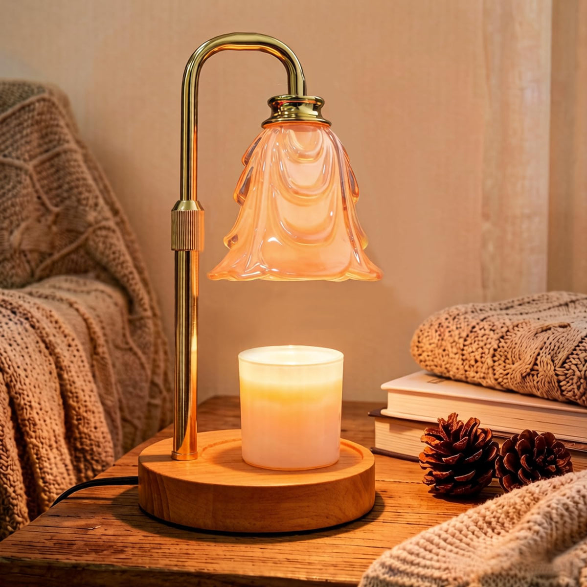 Candle Warmer Lamp with Timer & Dimmer J79279