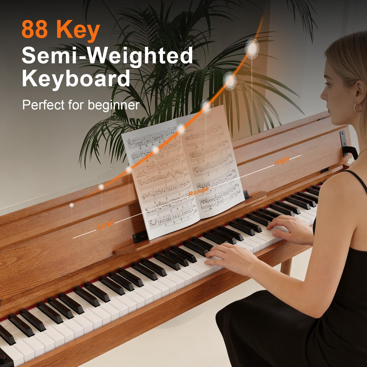 88 Key Full-Weighted Digital Piano Z622666
