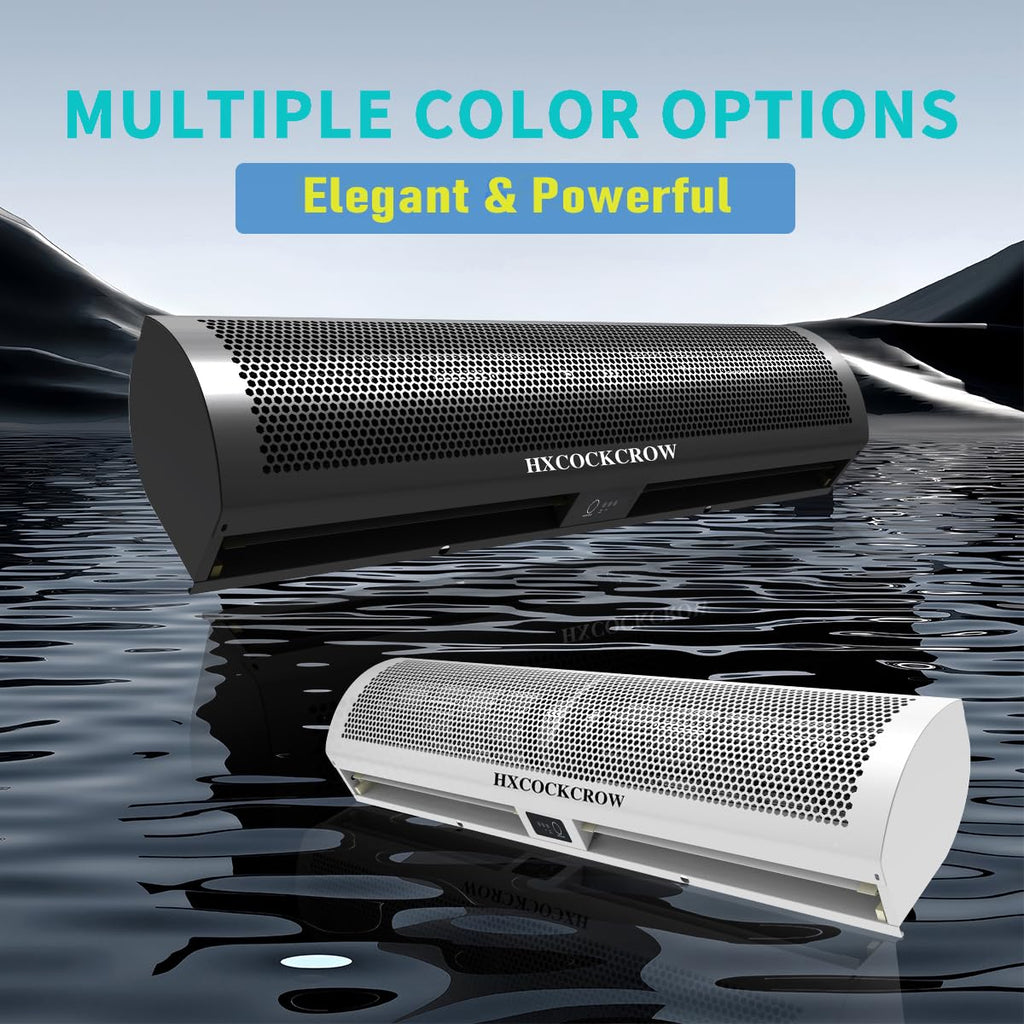 36'' Matte Black 2-Speed Air Curtain T995