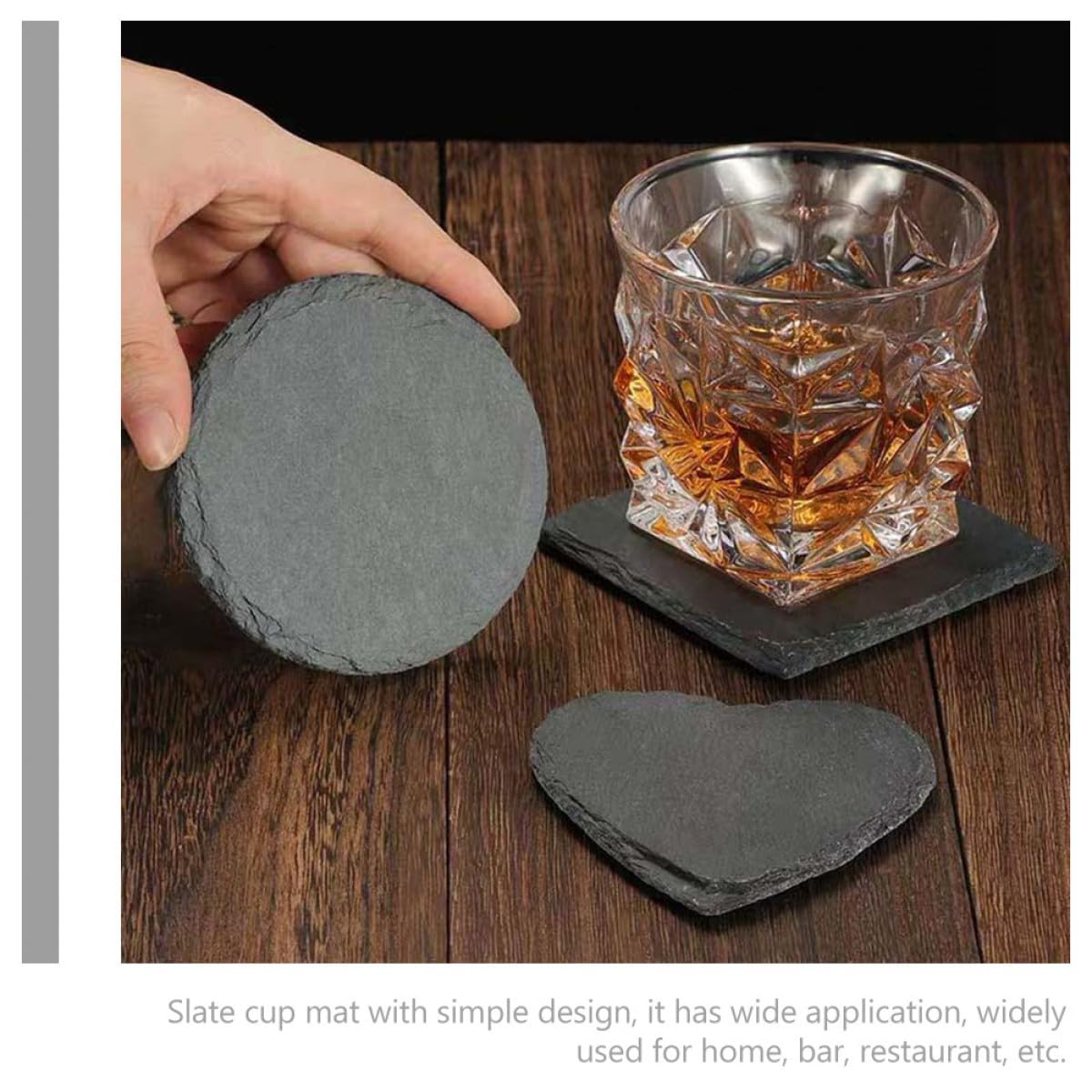 Natural Rock Coaster Set D6065