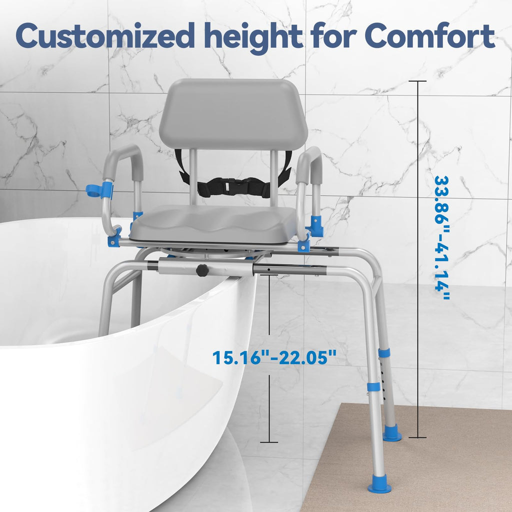 Sliding Shower Chair Tub Transfer Bench A687
