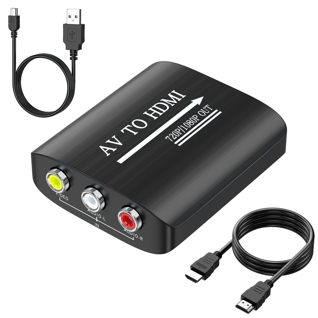 RCA to HDMI AV to HDMI Composite Converter with 3.3ft HDMI Cable B79133