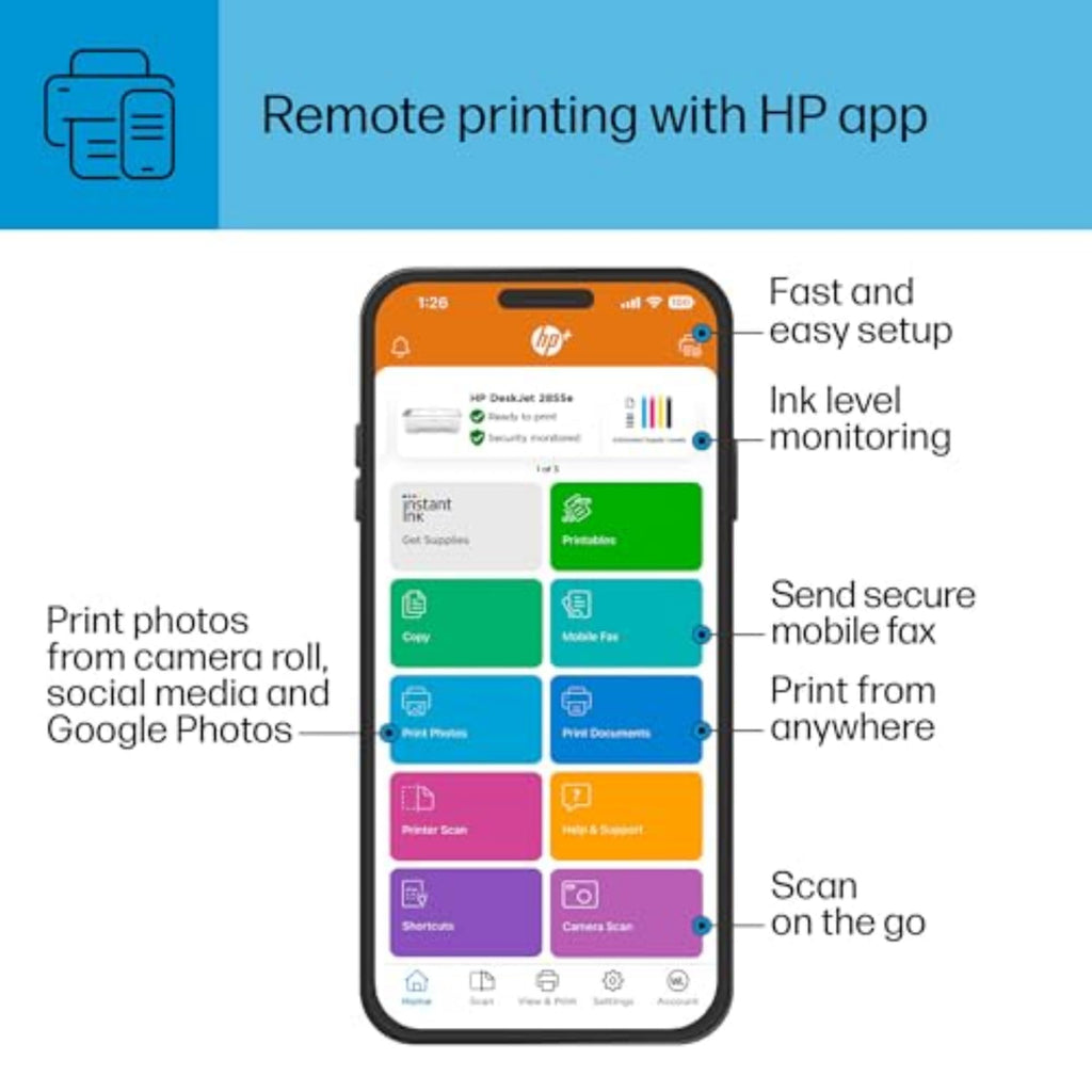 Wireless All-in-One Color Inkjet Printer, Scanner, Copier I562