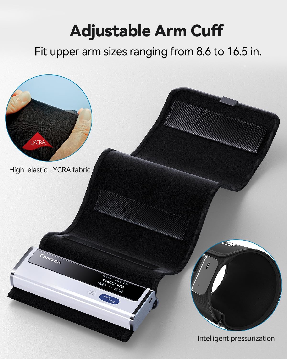 Upper Arm Blood Pressure Monitor with Bluetooth Cuff I95931