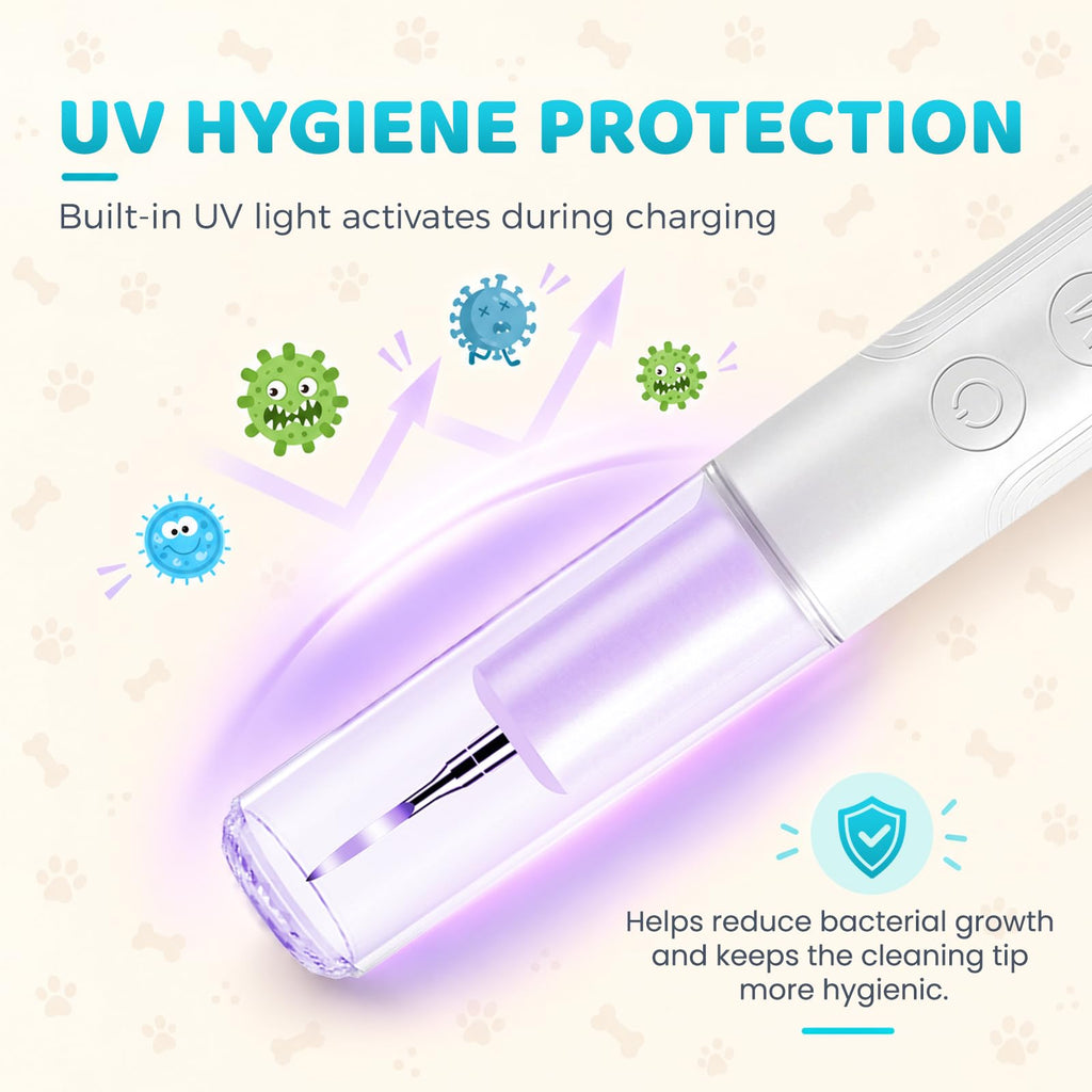 Dog Ultrasonic Tooth Cleaner with LED Light U706