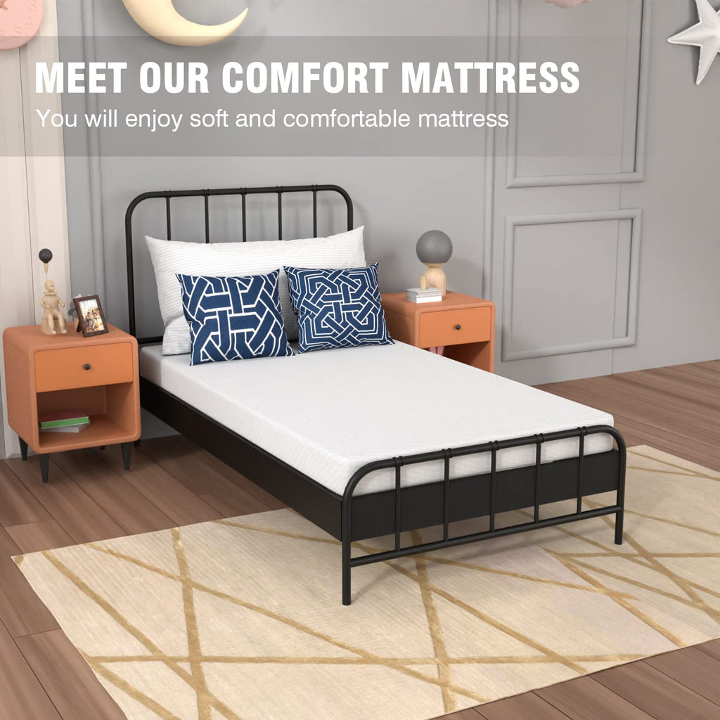 5 Inch Twin Gel Memory Foam Mattress Y12234