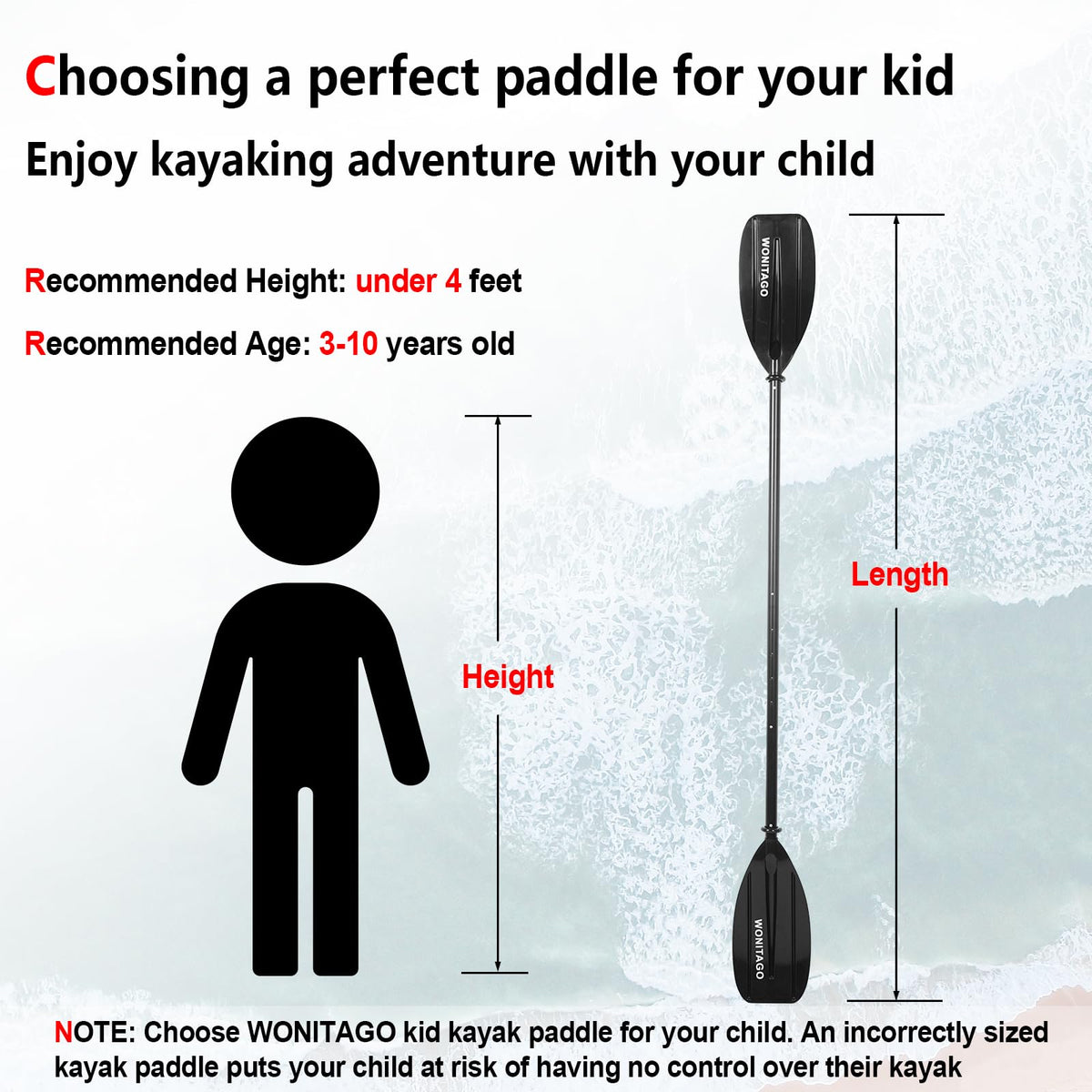 Adjustable Kayak Paddle H620