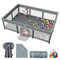 Foldable Baby Playpen with Mat Q882927