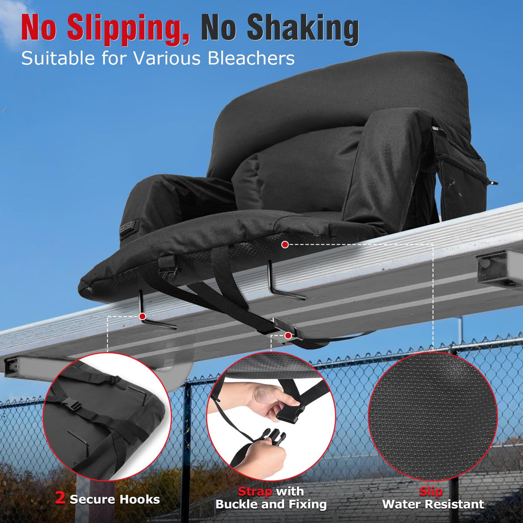Heated Stadium Seats with Back Support 2 Pack W408