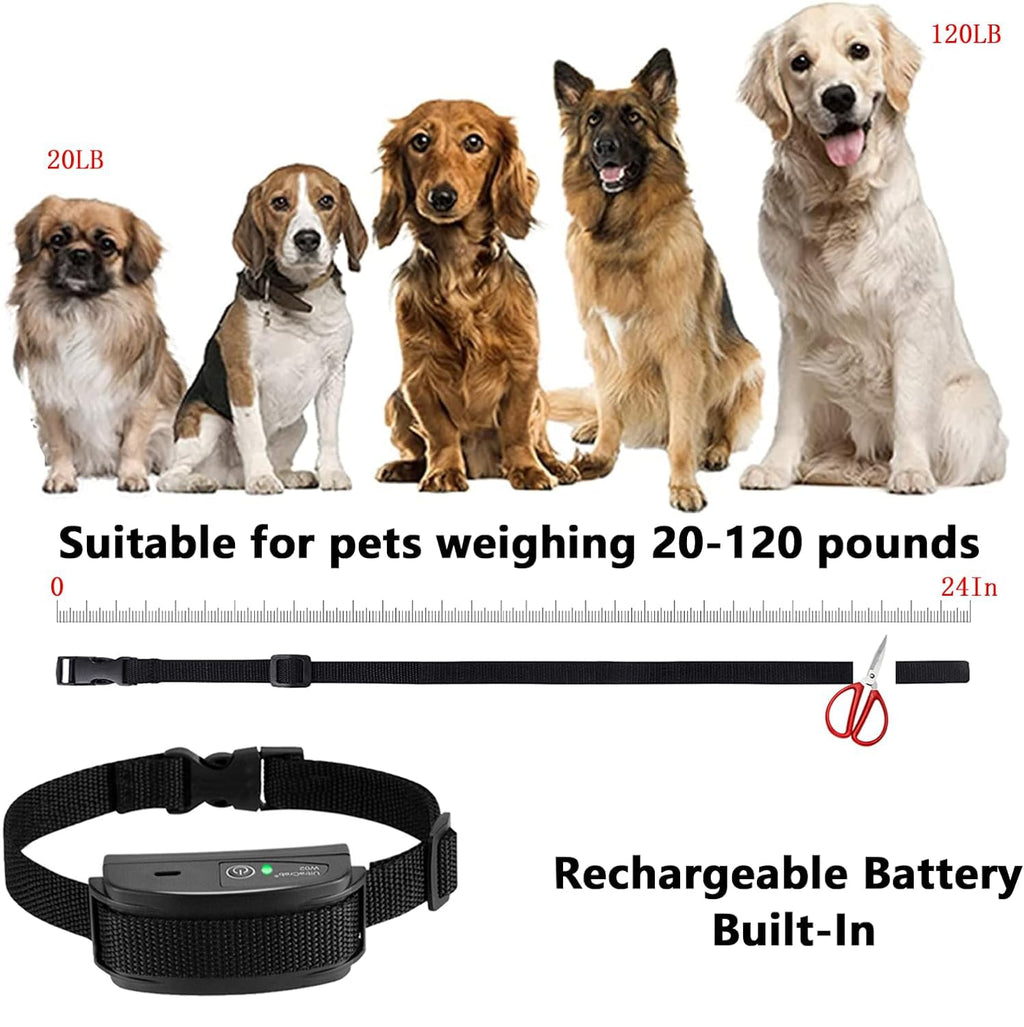In-Ground Electric Dog Fence System with 2 Collars D8393