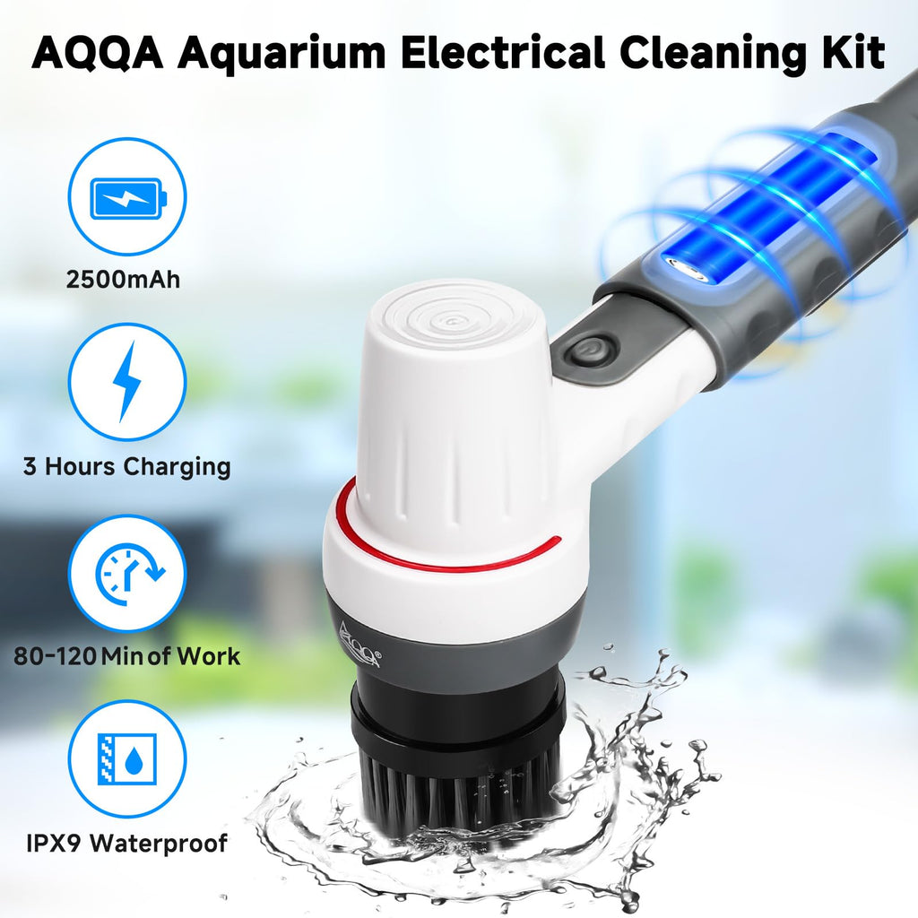 Grey Electric Aquarium Cleaning Kit N27004
