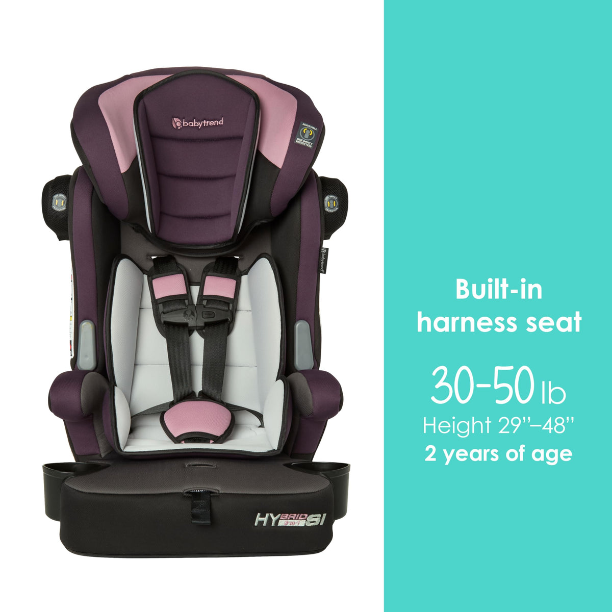 3-in-1 Booster Seat with Adjustable Headrest S8507