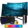 Mini Desktop PC with 24 inch Curved Monitor B640499