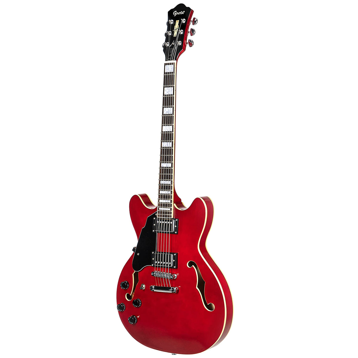 Left-Handed Semi-Hollow Body Electric Guitar Q849