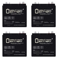 6V 210AH Dual Terminal SLA Replacement Battery 4 Pack B903923
