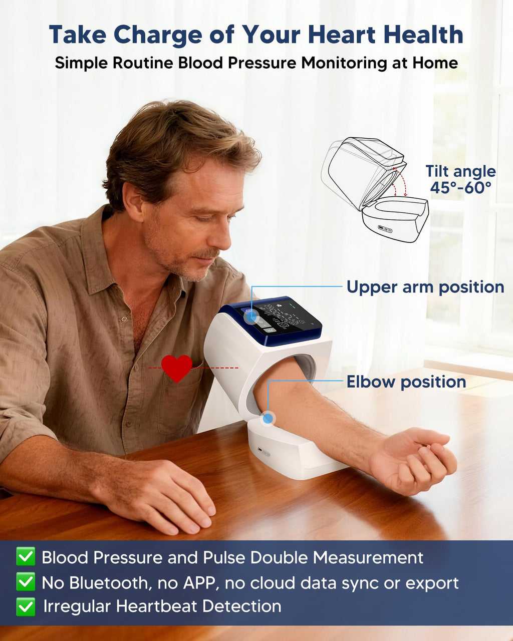 Blood Pressure Monitor Upper Arm F2190