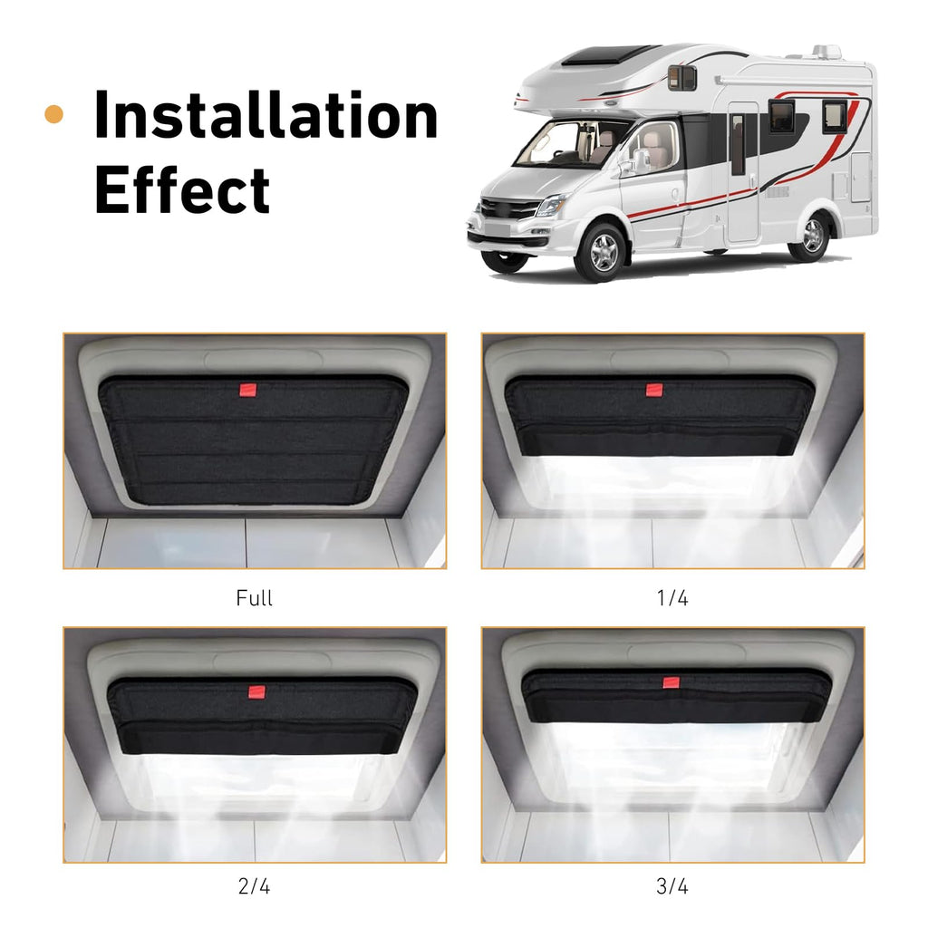 Magnetic Foldable RV Skylight Vent Cover Z608