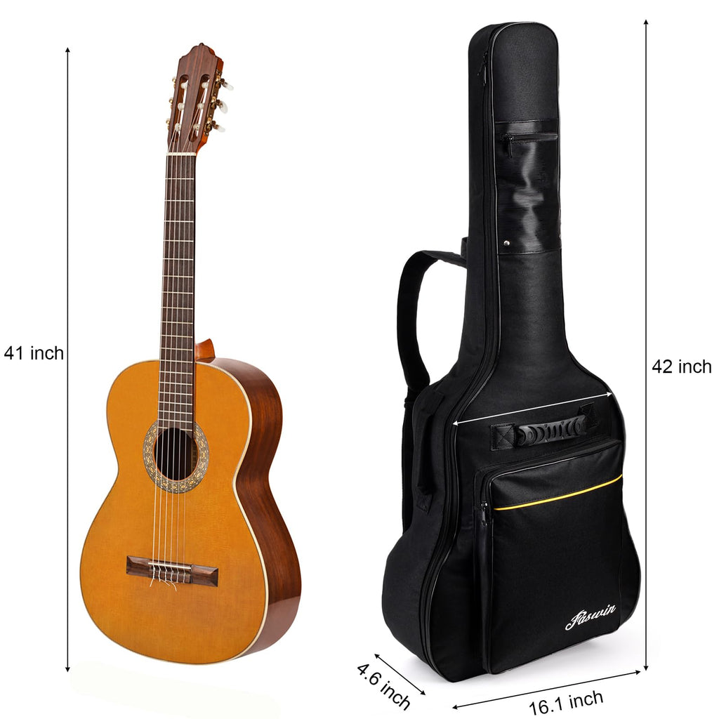 41 Inches Acoustic Guitar Bag Black F53302