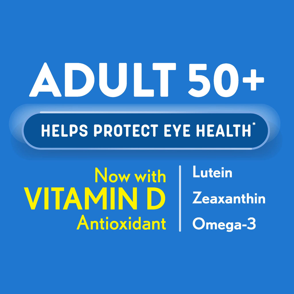 Eye Vitamin & Mineral Supplement with Omega-3, Zinc, Lutein & Zeaxanthin, 50 Softgels W67411