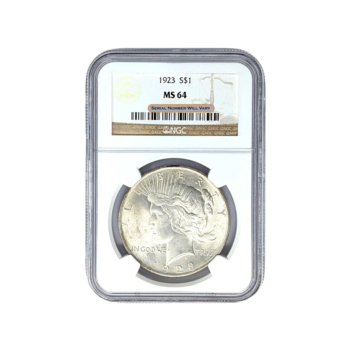 Peace Silver Dollar E640348
