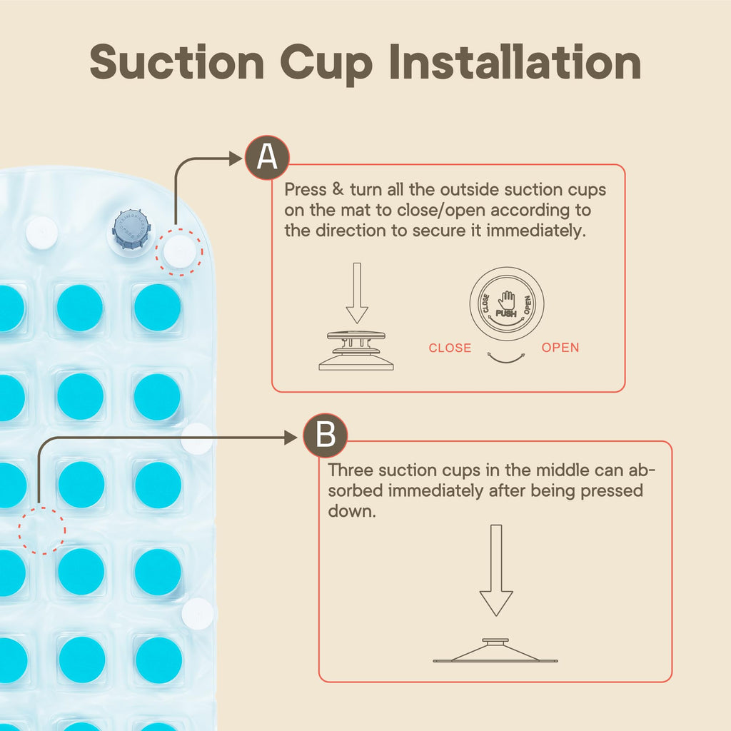 Bath Massager Mat with Adjustable Bubbles and Remote Control U352263