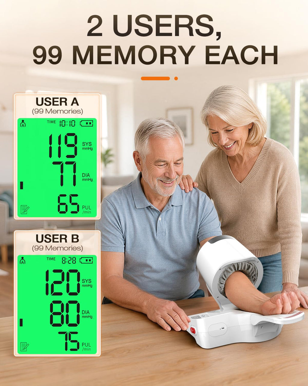 Upper Arm Blood Pressure Monitor Large J9281