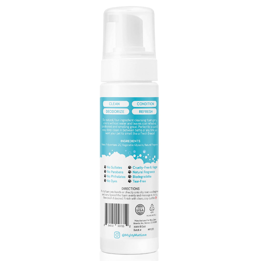 Hypoallergenic Waterless Dog Shampoo 8 fl oz U86663