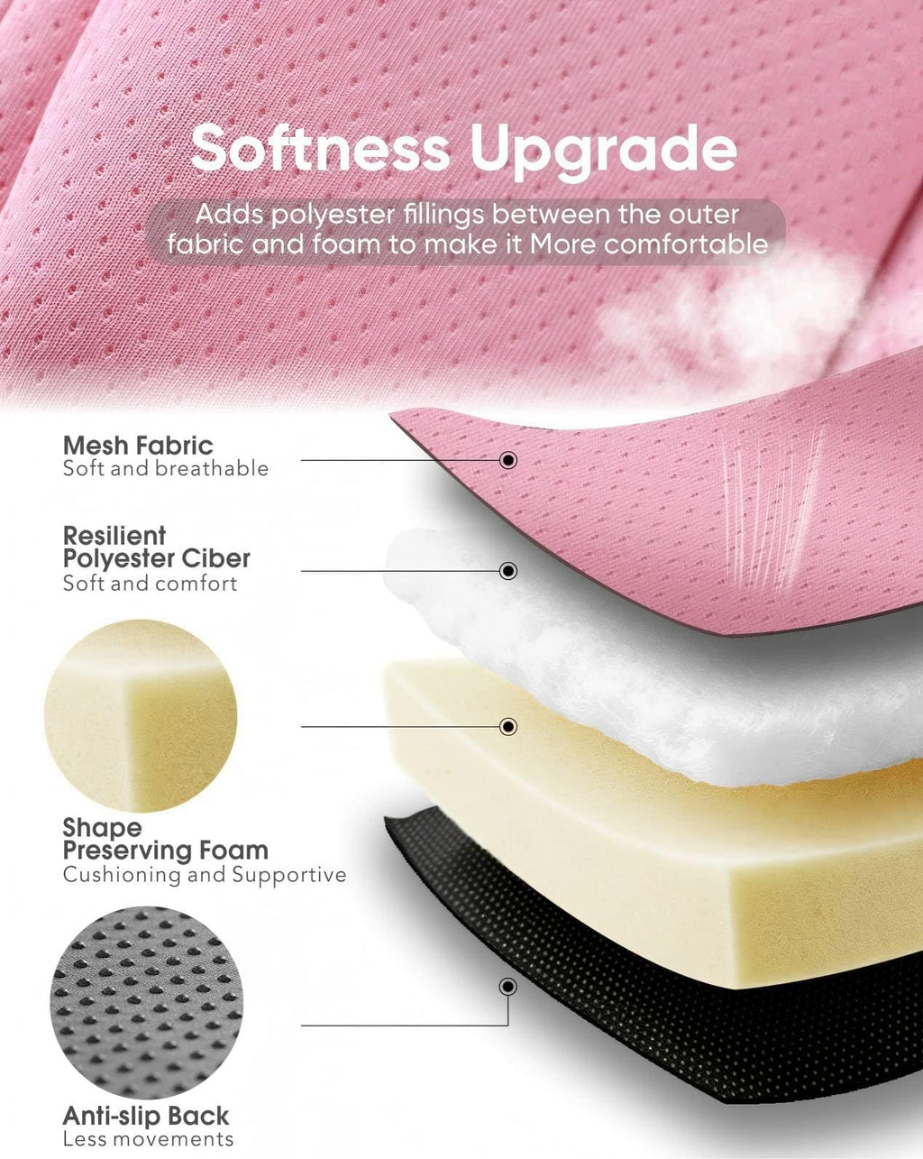 Pink Infant Car Seat Insert J689434