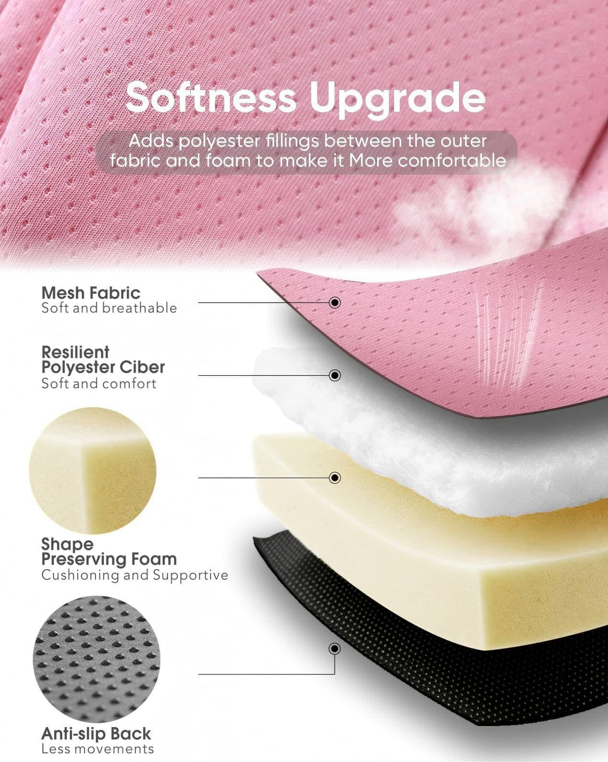 Pink Infant Car Seat Insert J689434
