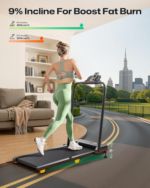 2.5HP Portable Walking Treadmill with Incline K210
