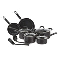 Non-Stick Hard Anodized Aluminum Cookware Set, 12-Piece A4347