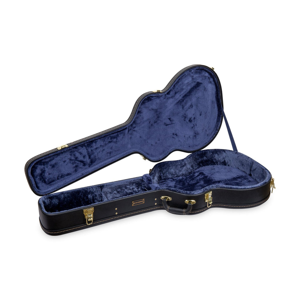 Black Wooden Case for 335 Style Semi-Hollow Electric Guitars U5936