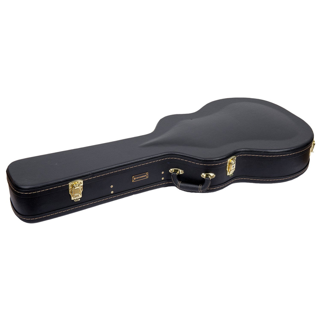 Black Wooden Case for 335 Style Semi-Hollow Electric Guitars U5936