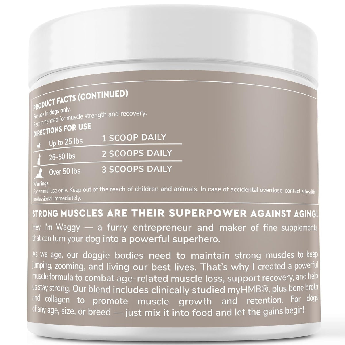 Dog Mobility & Strength Supplement 3.17 oz I29702