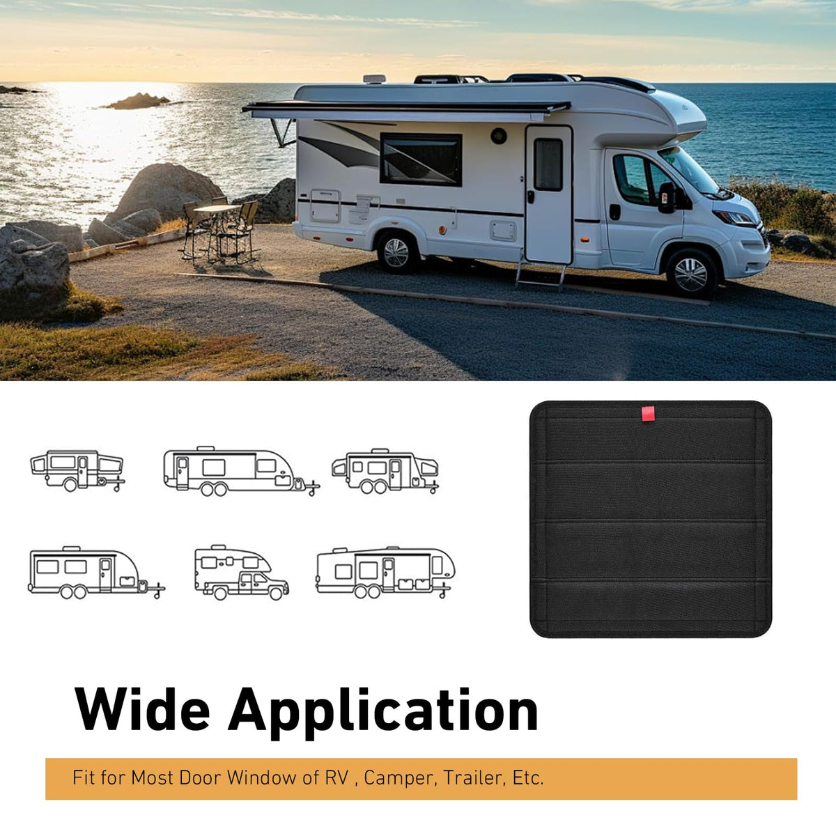 Magnetic Foldable RV Skylight Vent Cover Z608