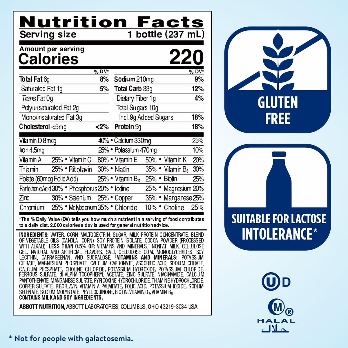 Milk Chocolate Nutrition Shake 16 Pack Y994826
