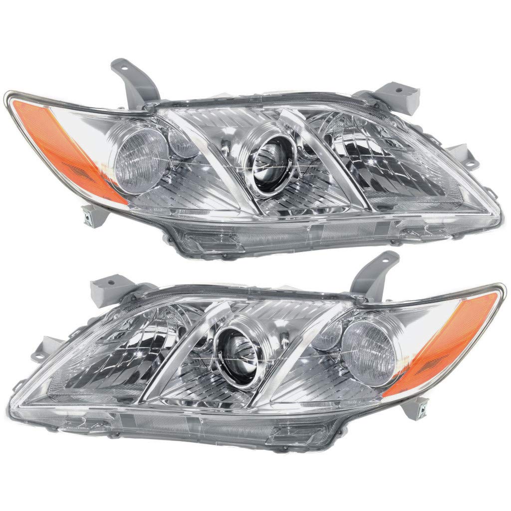 Toyota Camry Headlight Assembly Pair Driver and Passenger Side H351