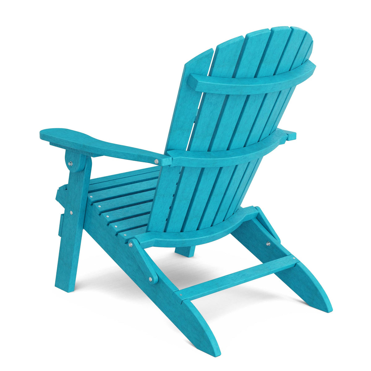 Aruba Blue Folding Adirondack Chair V241050