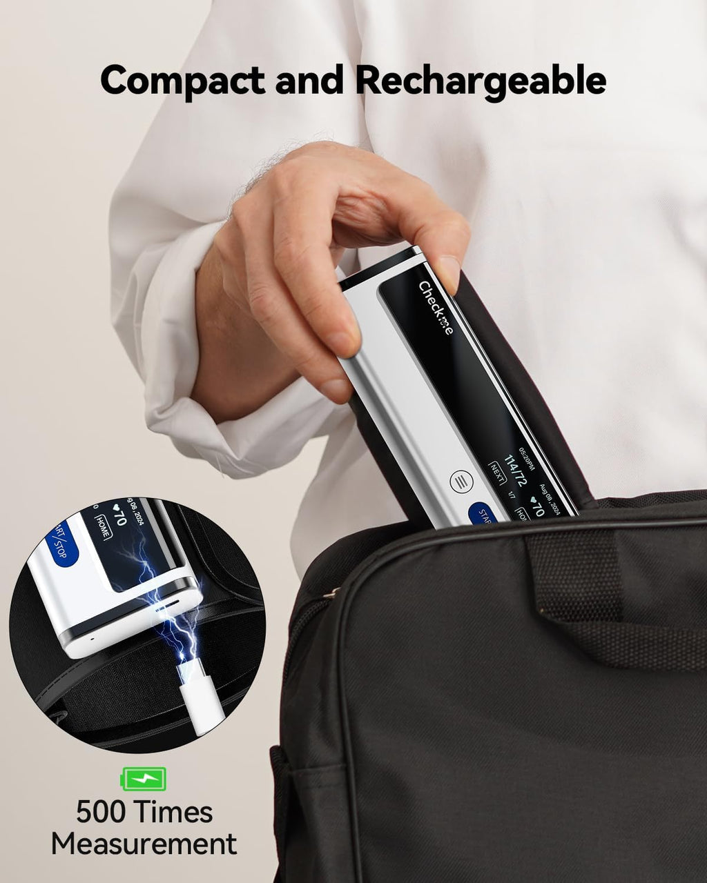 Upper Arm Blood Pressure Monitor with Bluetooth Cuff I95931